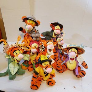 Disney Orange and Yellow Tigger Stuffed Animal Plush